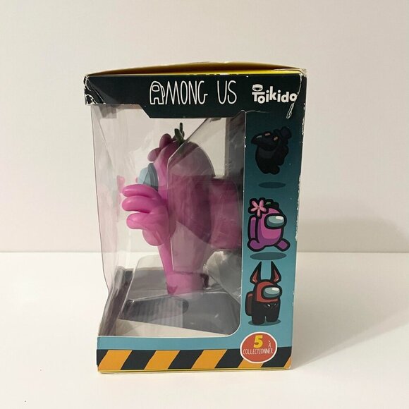 Among Us Crewmates Pink With Flower Toikido Collectible Figure Figurine - Picture 5 of 16